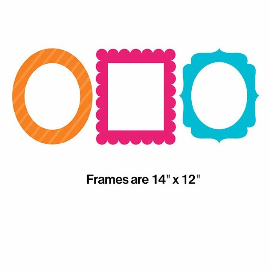 General Decorations * | Creative Converting Trend Colors Photo Frames (18/Case)