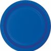 Solid Color Tableware * | Creative Converting Cobalt Blue Dessert Plates, 24 Ct