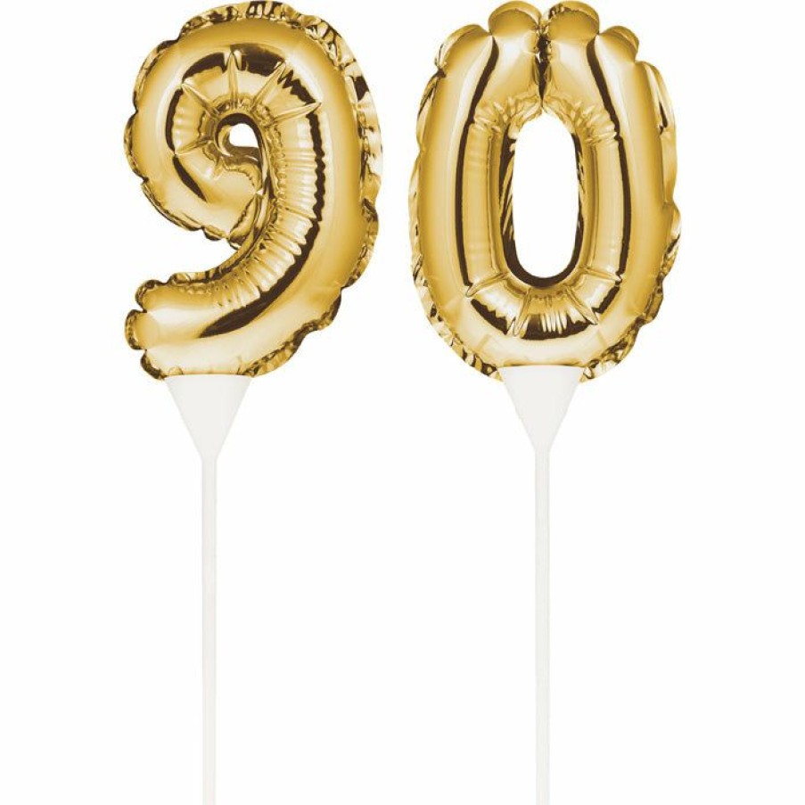 Birthdays * | Creative Converting Adult Birthday Party Themes Balloon Cake Topper, 90 (Case Pack Of 24)