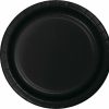 Solid Color Tableware * | Creative Converting Solid Color Tableware Black Banquet Plates, 24 Ct