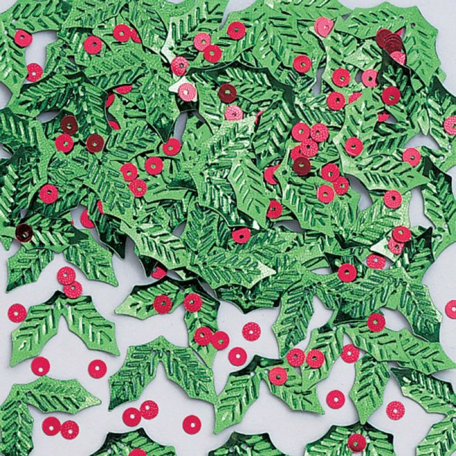 Holidays * | Creative Converting Christmas Party Supplies Holly & Berries Confetti, 0.5 Oz