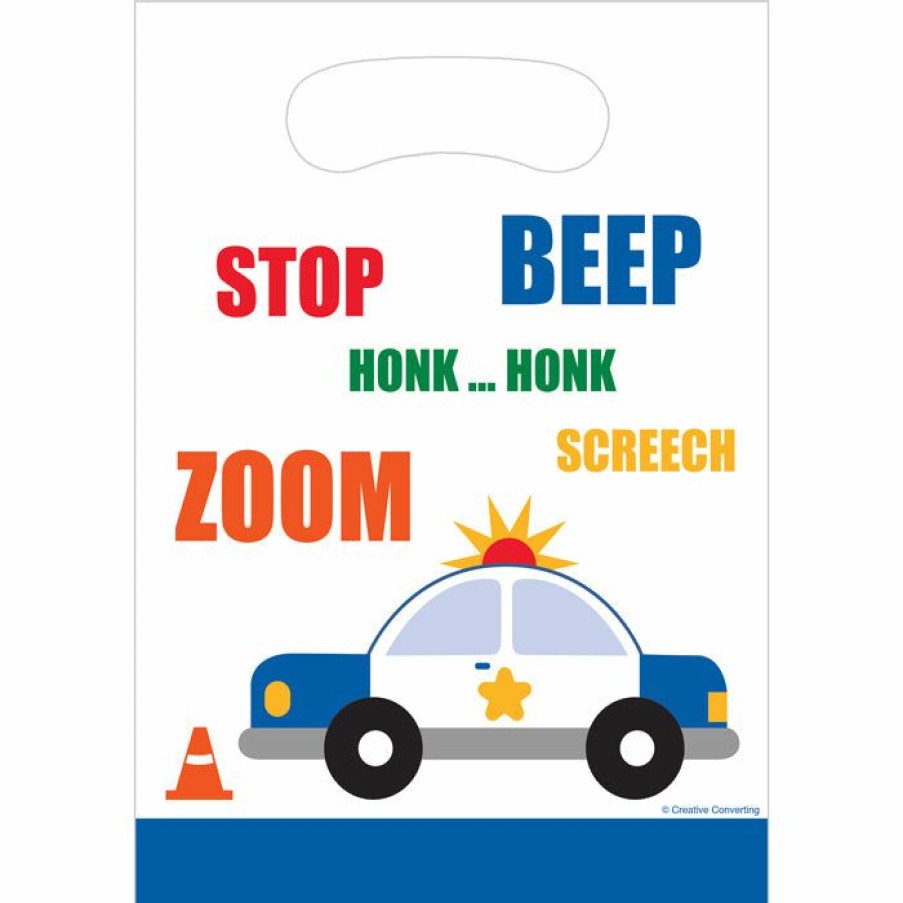 Birthdays * | Creative Converting Traffic Jam Favor Bags, 8 Ct