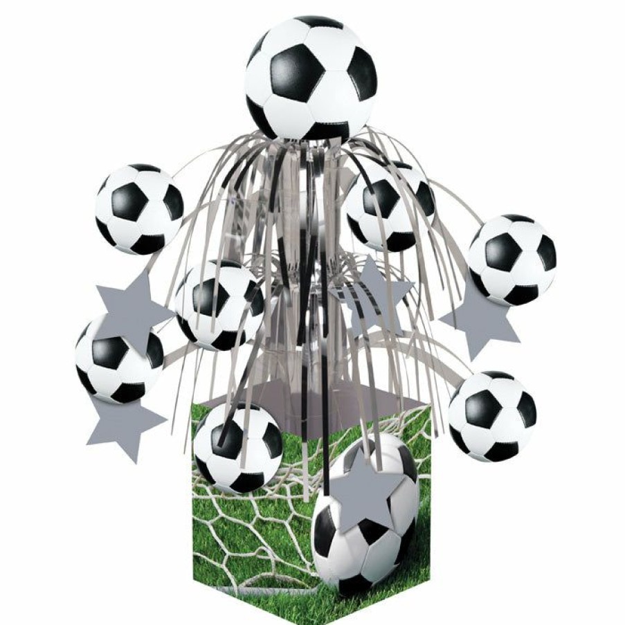 Sports * | Creative Converting Soccer Centerpiece