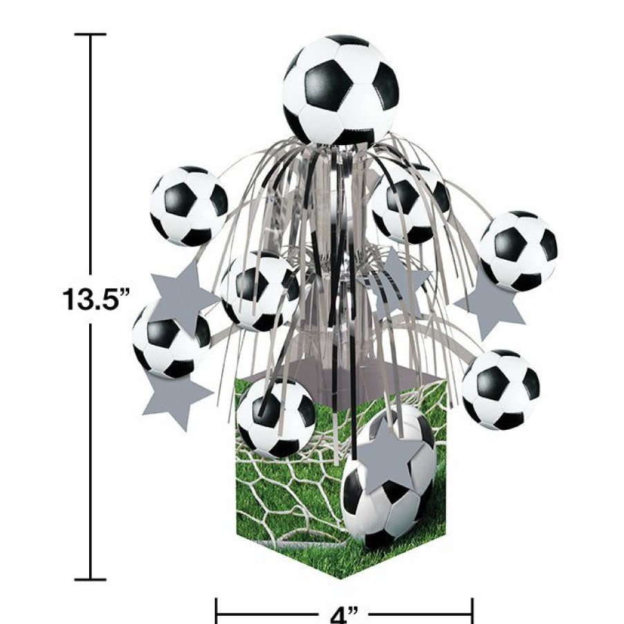 Sports * | Creative Converting Soccer Centerpiece