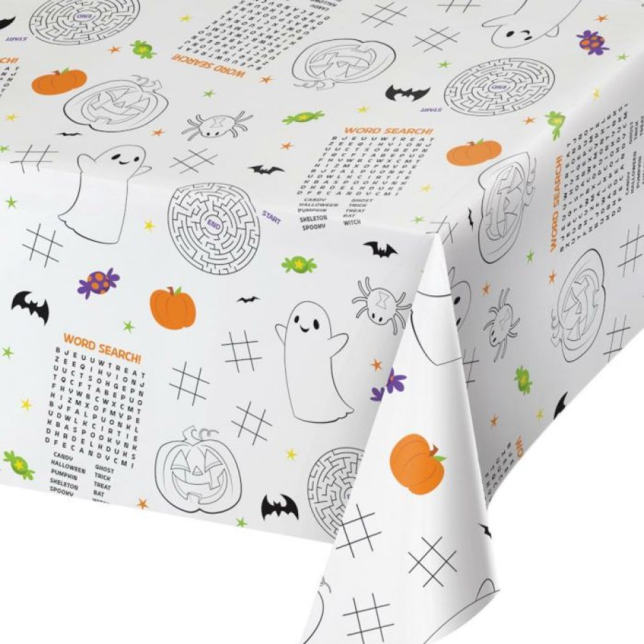 Holidays * | Creative Converting Tablecover, Paper, Halloween Activity