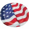 Holidays * | Creative Converting Patriotic Flag Oval Platter 8Ct Patriotic And 4Th Of July Party Decorations