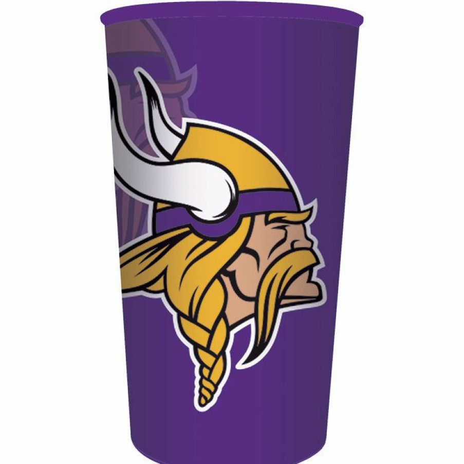 Sports * | Creative Converting Minnesota Vikings Plastic Cup, 22 Oz Nfl And Football Party Supplies