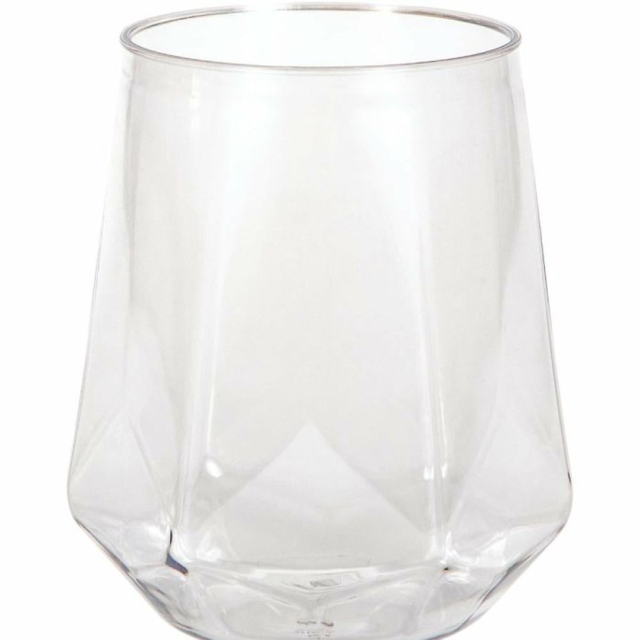 Themed Tableware * | Creative Converting Fractal Stemless Wine Tumbler, 14 Oz (4/Pkg)