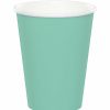 Solid Color Tableware * | Creative Converting Fresh Mint Hot/Cold Paper Cups 9 Oz., 24 Ct Solid Color Tableware