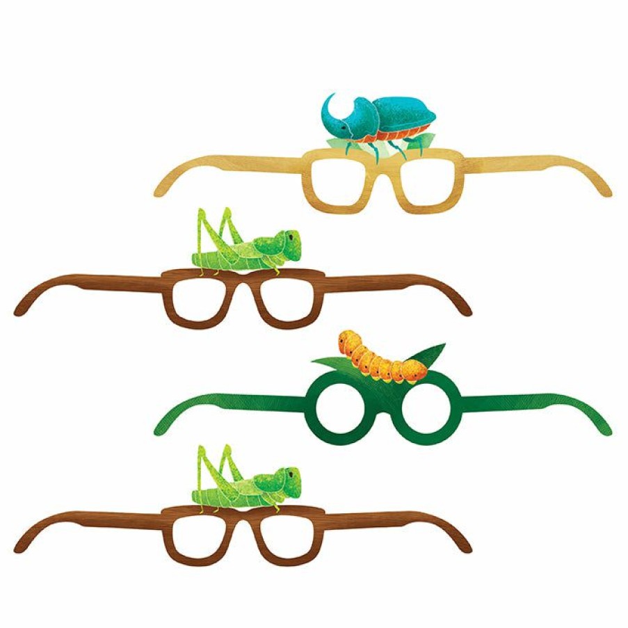 Birthdays * | Creative Converting Kids Birthday Party Themes Birthday Bugs Paper Glasses 4Ct