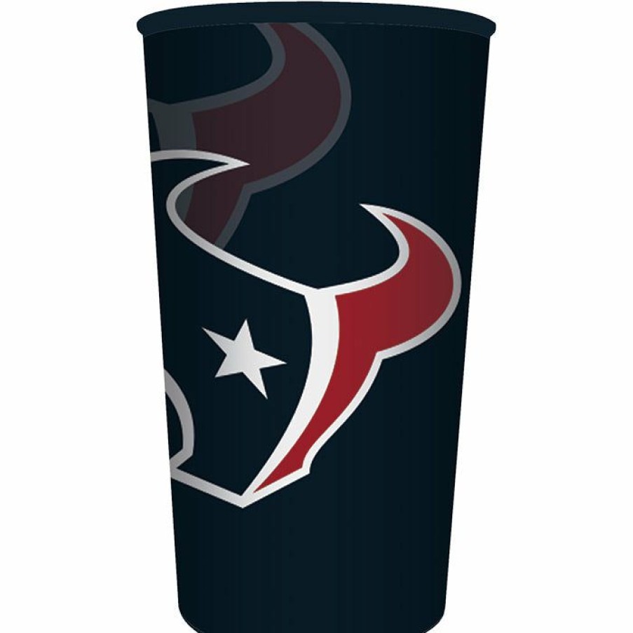 Sports * | Creative Converting Houston Texans Plastic Cup, 22 Oz