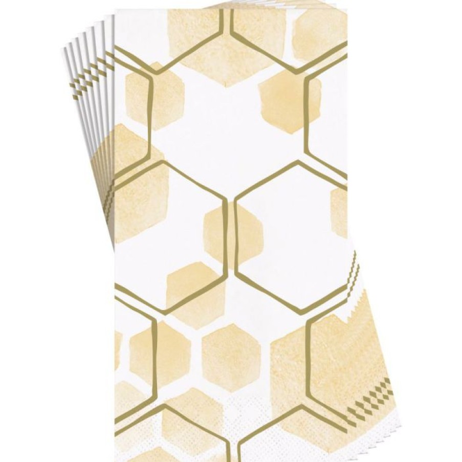 Themed Tableware * | Creative Converting Honeycomb Guest Towel 16Ct Themed Tableware