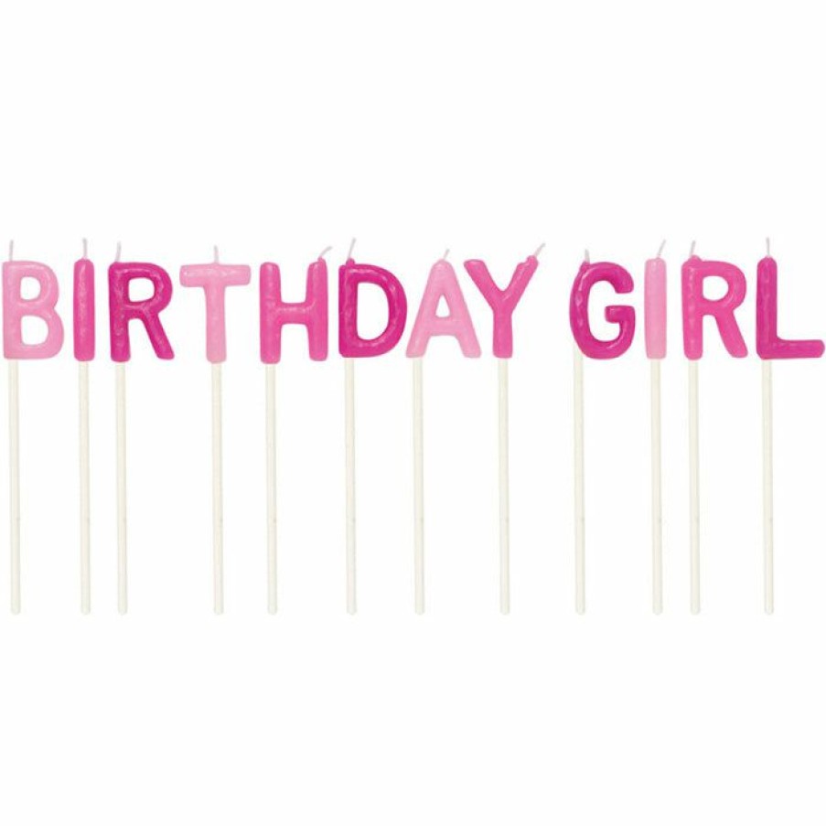 Birthdays * | Creative Converting Birthday Girl Pick Candles, 12 Ct