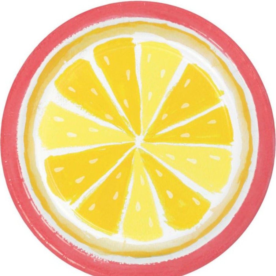 Holidays * | Creative Converting Summer Citrus Slices Dessert Plate 8Ct