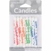 Birthdays * | Creative Converting Happy Birthday Candles, 8 Ct