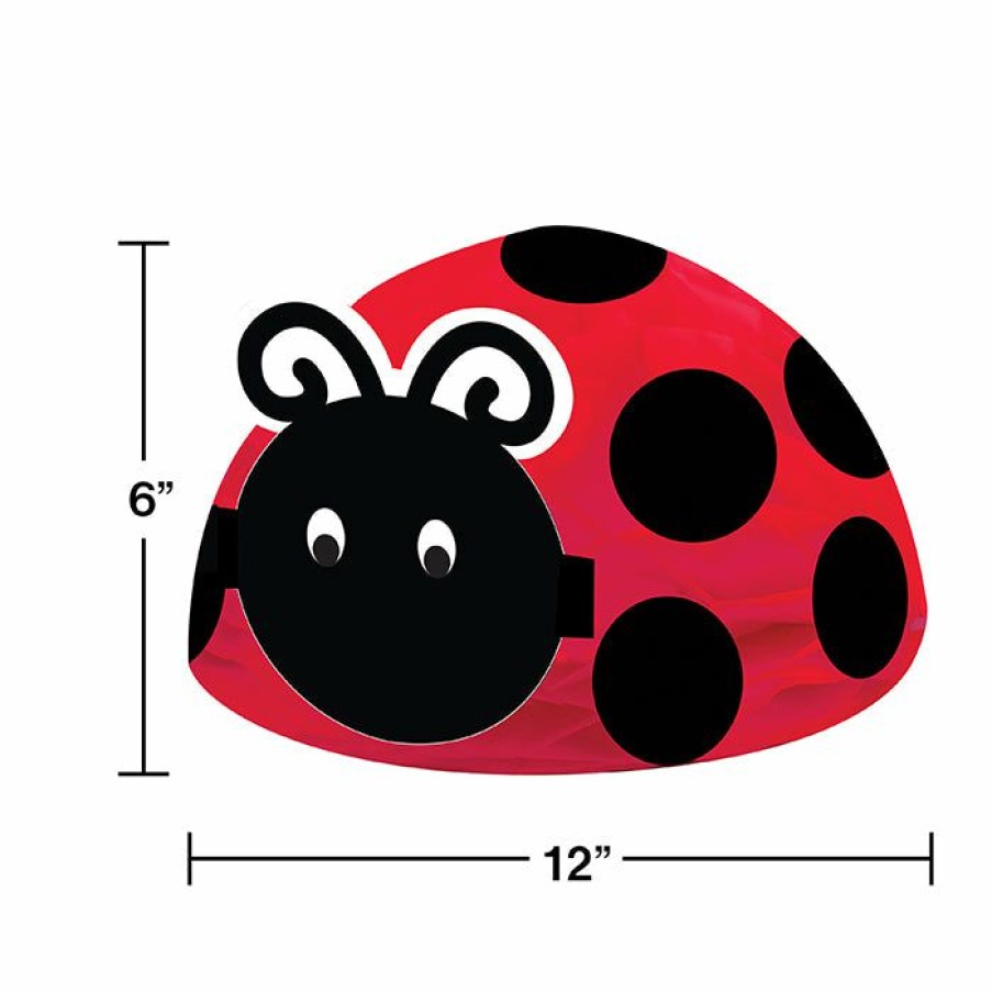 Birthdays * | Creative Converting Kids Birthday Party Themes Ladybug Fancy Centerpiece