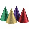 Holidays * | Creative Converting Prismatic Party Hats, 8 Ct New Year'S Eve Party Supplies