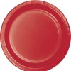 Solid Color Tableware * | Creative Converting Classic Red 10Ct Performa Dessert Plate (10/Pkg) Solid Color Tableware