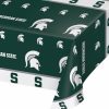 Sports * | Creative Converting Ncaa College Themed Party Decorations Michigan State University Plastic Table Cover, 54 X 108