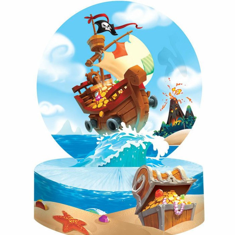 Birthdays * | Creative Converting Kids Birthday Party Themes Pirate Treasure Centerpiece