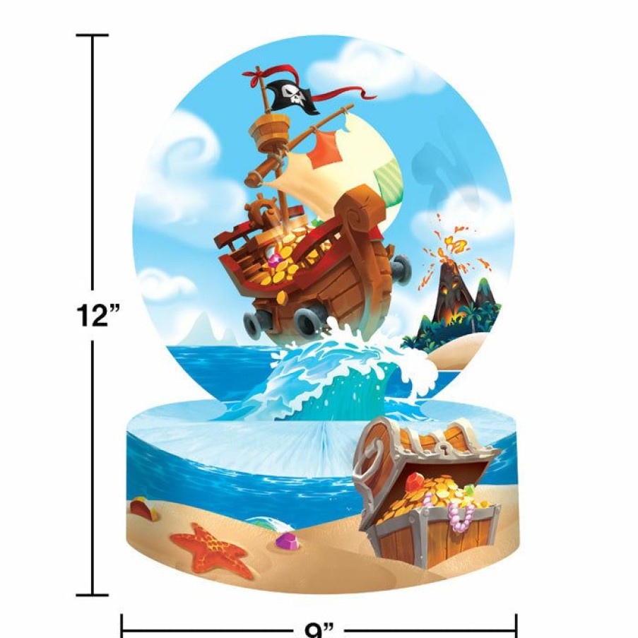 Birthdays * | Creative Converting Kids Birthday Party Themes Pirate Treasure Centerpiece