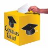 Graduation Party Supplies * | Creative Converting Graduation Party Supplies Graduation Card Box, Grad, 9 Yellow