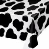 Themed Tableware * | Creative Converting Themed Tableware Cow Print Plastic Table Cover, 54 X 108