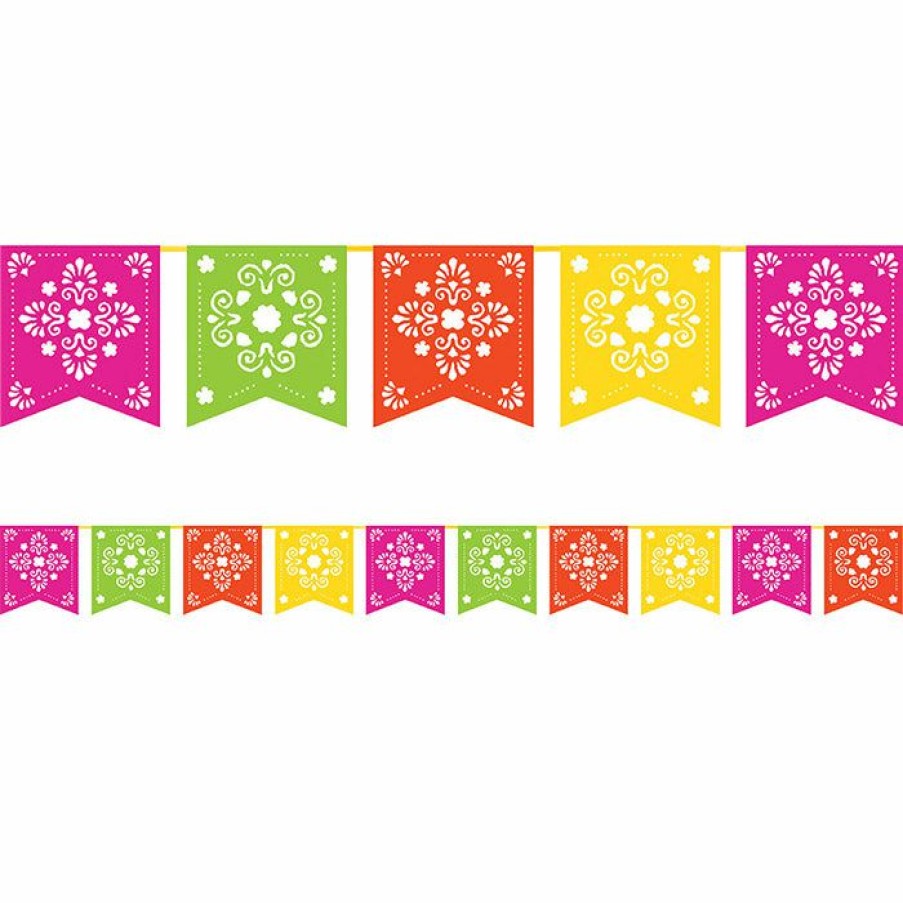 Holidays * | Creative Converting Cinco De Mayo And Fiesta Party Decorations Serape Papel Picado Banner