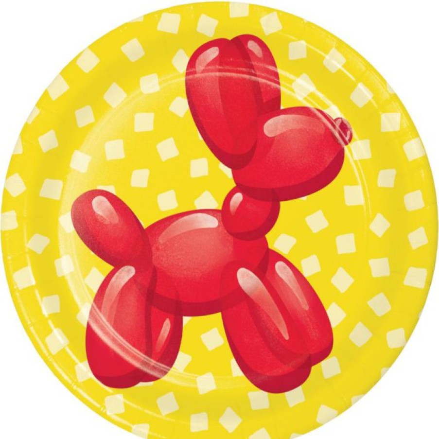 Birthdays * | Creative Converting Kids Birthday Party Themes Party Balloon Animals Dinner Plate (8/Pkg)