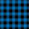 Themed Tableware * | Creative Converting Themed Tableware Blue Black Buffalo Plaid Luncheon Napkin (16/Pkg)