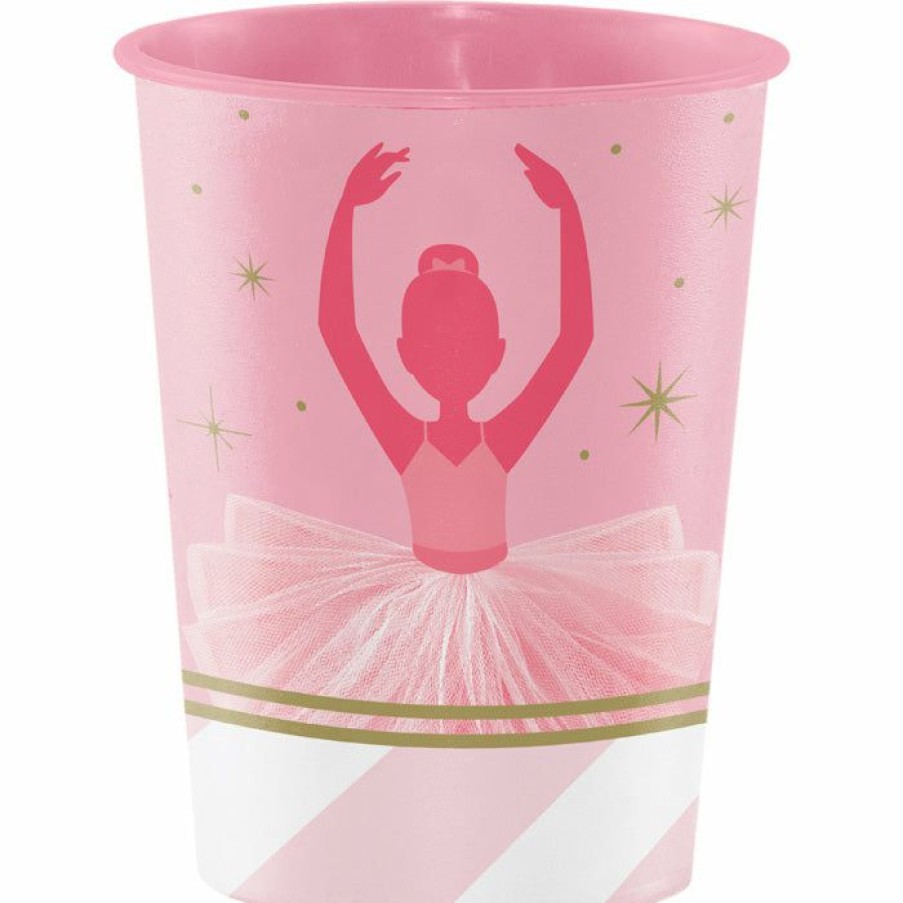 Birthdays * | Creative Converting Twinkle Toes Plastic Keepsake Cup 16 Oz.