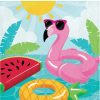 Holidays * | Creative Converting Pool Floats Beverage Napkin 16Ct Summer, Bbq And Picnic Themed Decorations