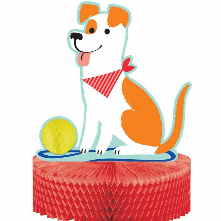 Birthdays * | Creative Converting Kids Birthday Party Themes Dog Party Centerpiece