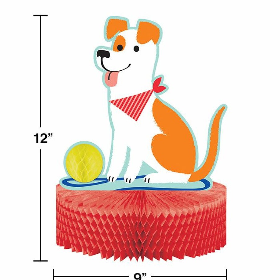 Birthdays * | Creative Converting Kids Birthday Party Themes Dog Party Centerpiece