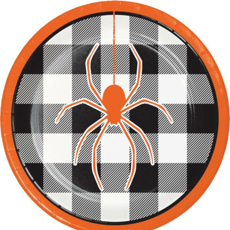 Holidays * | Creative Converting Spider Halloween Dessert Plates 96 Per Case