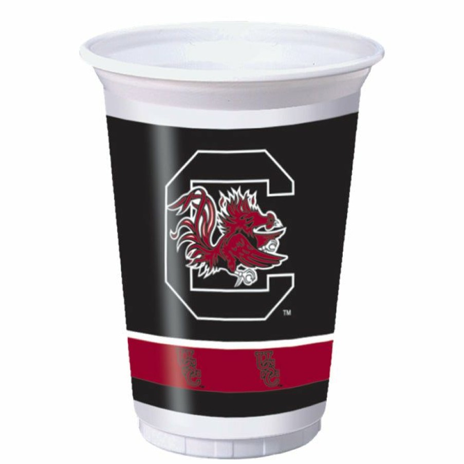 Sports * | Creative Converting University Of South Carolina 20 Oz Plastic Cups, 8 Ct