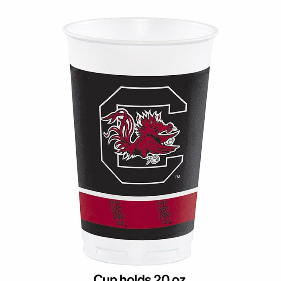 Sports * | Creative Converting University Of South Carolina 20 Oz Plastic Cups, 8 Ct