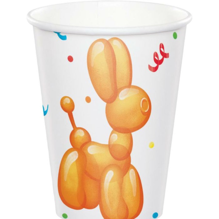 Birthdays * | Creative Converting Party Balloon Animals Hot/Cold Cup 9Oz. (8/Pkg) Kids Birthday Party Themes