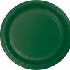 Solid Color Tableware * | Creative Converting Hunter Green Banquet Plates, 24 Ct Solid Color Tableware