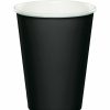 Solid Color Tableware * | Creative Converting Black Velvet Hot/Cold Paper Cups 9 Oz., 24 Ct Solid Color Tableware