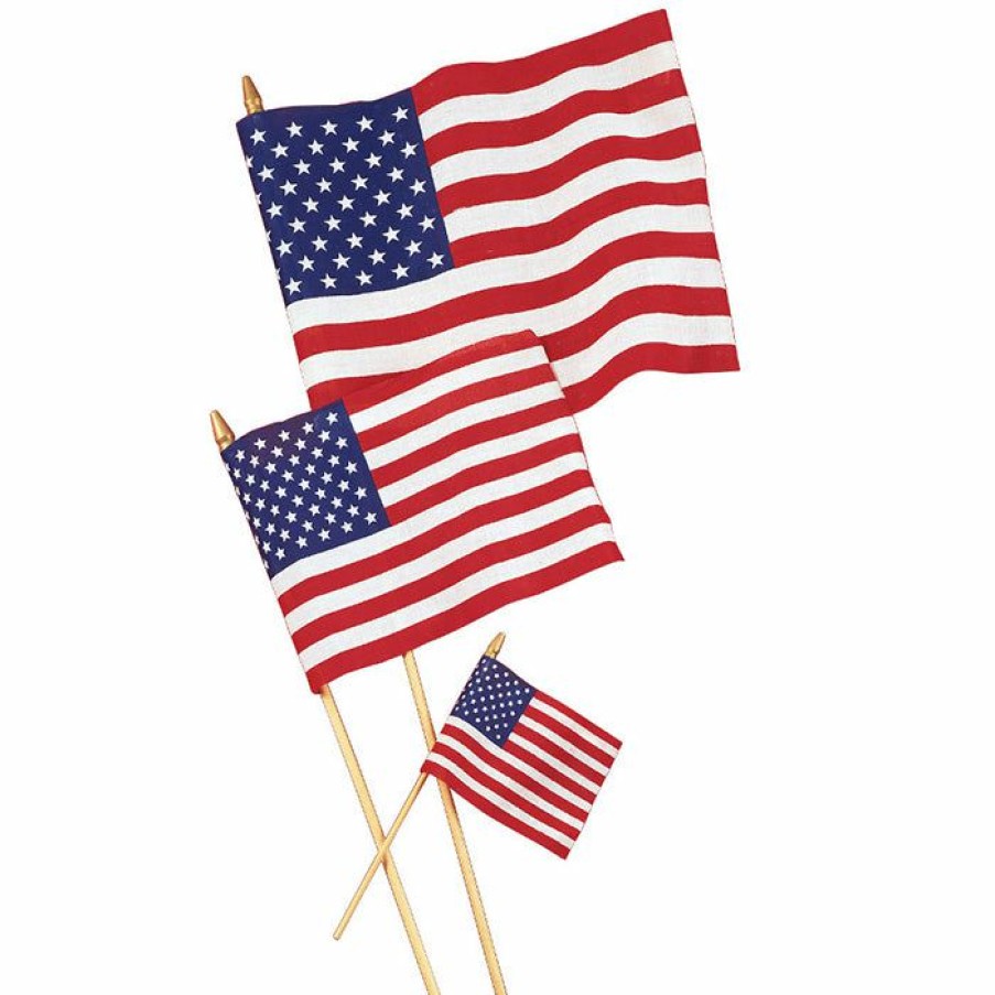 Holidays * | Creative Converting Cloth Usa Flag, 8 X 12 Patriotic And 4Th Of July Party Decorations