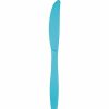 Solid Color Tableware * | Creative Converting Solid Color Tableware Bermuda Blue Plastic Knives, 50 Ct