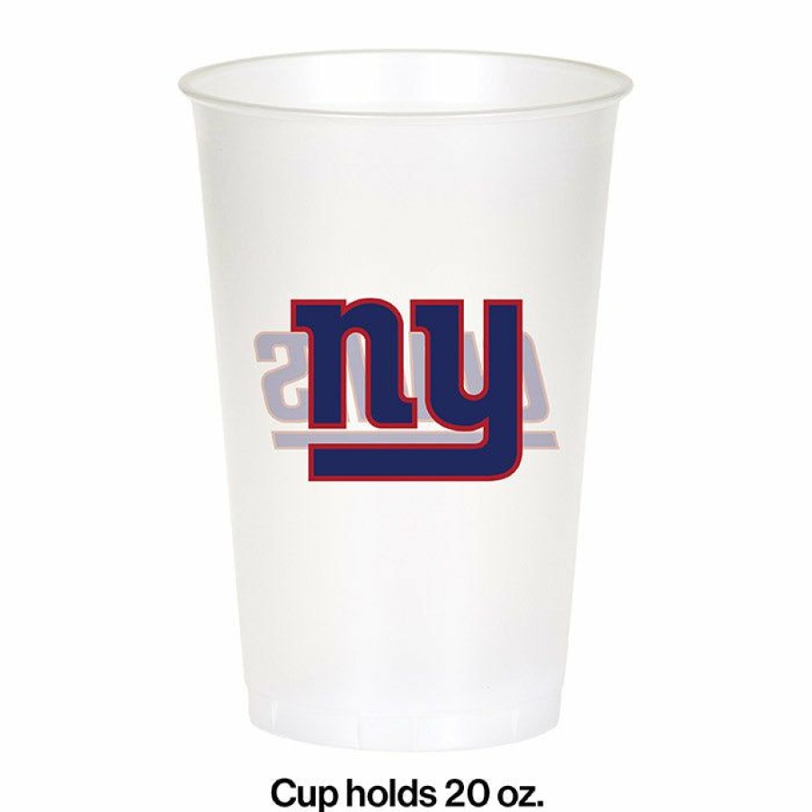 Sports * | Creative Converting Nfl And Football Party Supplies New York Giants Plastic Cup, 20Oz, 8 Ct