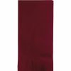 Solid Color Tableware * | Creative Converting Burgundy Dinner Napkins 2Ply 1/8Fld, 50 Ct Solid Color Tableware