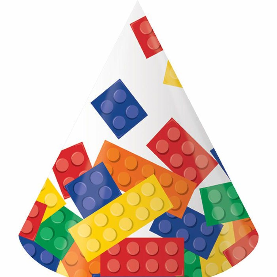 Birthdays * | Creative Converting Block Party Party Hats, 8 Ct