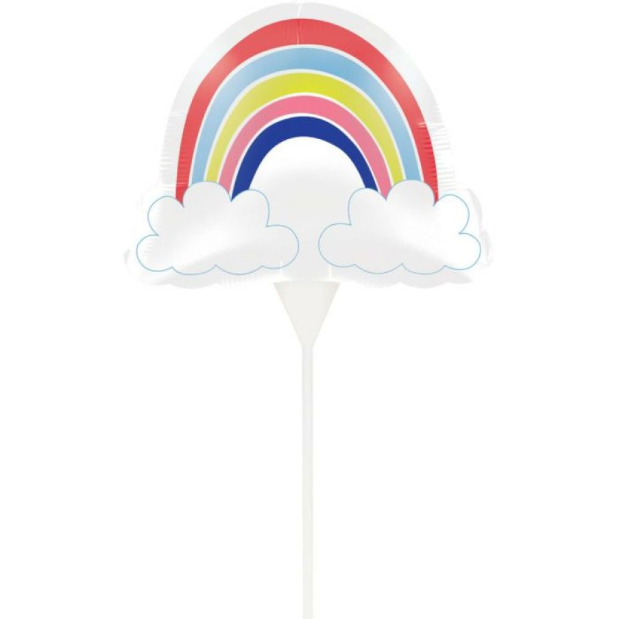 Birthdays * | Creative Converting Over The Rainbow Balloon Cake Topper (12/Case)