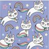 Birthdays * | Creative Converting Sassy Caticorn Beverage Napkins 16Ct