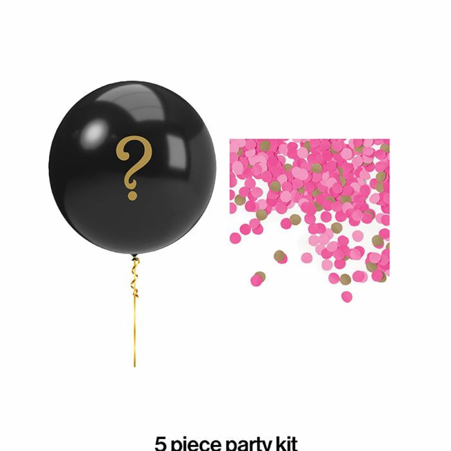 Baby Showers * | Creative Converting Pink Gender Reveal Balloons Balloon Kit