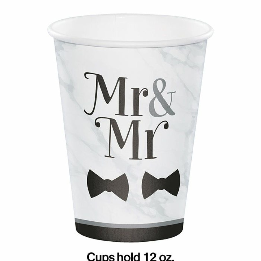 Bridal And Wedding * | Creative Converting Mr. And Mr. Wedding Cups 96 Ct