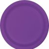 Solid Color Tableware * | Creative Converting Amethyst Purple Paper Plates, 24 Ct